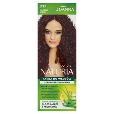 Joanna Naturia Haarfarbe 232 Dunkelkirsche - Premium Haarcoloration mit langanha