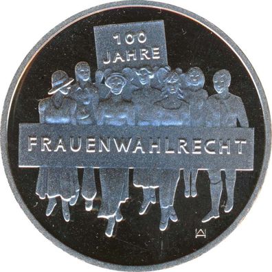 Deutschland 2019 - 20 Euro - 100 Jahre Frauenwahlrecht PL*