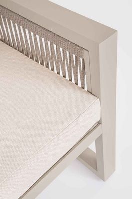 Bizzotto - Garten-Set Captiva 4er Gruppe, Taupe