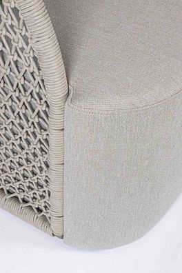 Bizzotto - 2 Sitzer Outdoorsofa Cuyen mit Kissen, Sand