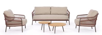 Bizzotto - Gartensofa Talaia aus Metall, Java