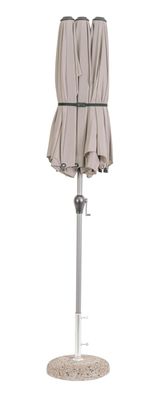 Bizzotto - Sonnenschirm Brasil aus Metall, Taupe