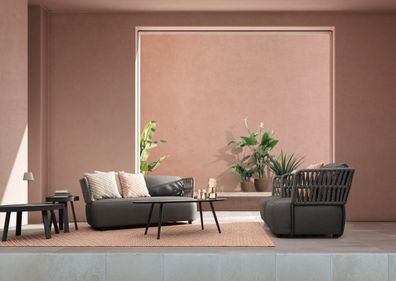 Bizzotto - Outdoor-Teppich Bhajan Rosa, 200x300 cm