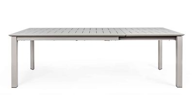 Bizzotto - Gartentisch Konnor mit Ausziehfunktion, 160-240x100 cm, Taupe