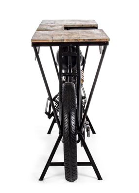 Bizzotto - Bartisch Motorrad aus Metall, 183 cm