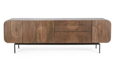 Bizzotto - TV Board Orissa aus Mangoholz, Braun