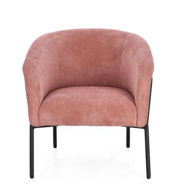 Bizzotto - Sessel Camila aus Stoff, Coral