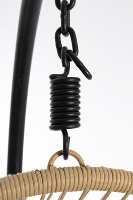 Bizzotto - Hängesessel Martinicia aus Metall, Natur