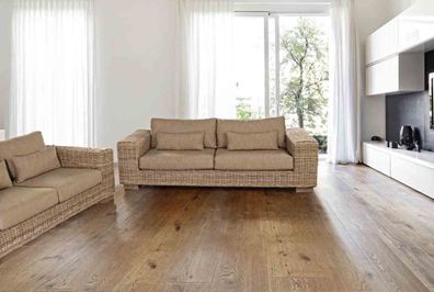 Bizzotto - Rattansofa Leandro, 2,5 Sitzer