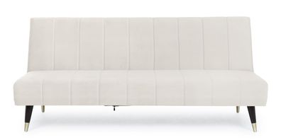 Bizzotto - Schlafsofa Alma aus Samt, Beige