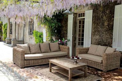 Bizzotto - Rattansofa Fortaleza, 3 Sitzer