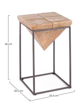 Bizzotto - Hocker Prismy aus Tannenholz, 46 cm