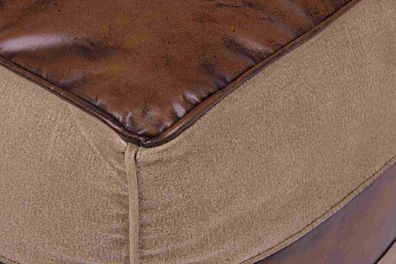 Bizzotto - Pouf Charleston aus Béffelleder, Braun