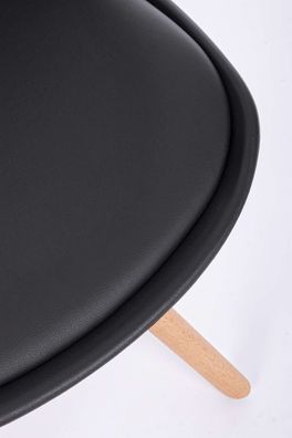 Bizzotto - Stuhl New Trend 4er-Set, Schwarz