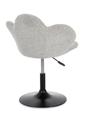 Bizzotto - Esszimmerstuhl Fleur 2er-Set, Schwarz / Beige