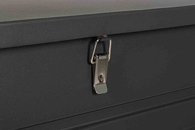 Bizzotto - Gartentruhe Atlantic aus Aluminium 141 cm, Anthrazit