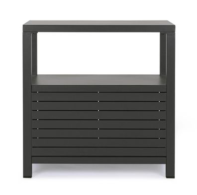 Bizzotto - Outdoor-Kommode Atlantic aus Aluminium No.1, Anthrazit