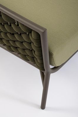 Bizzotto - Gartendaybed Everly aus Aluminium, Olive