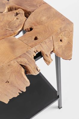 Bizzotto - Konsole Grenada aus Teakholz, 120x40x77 cm