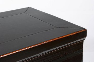 Bizzotto - Konsole Jinan aus Ulmenholz mit Schubladen, Schwarz