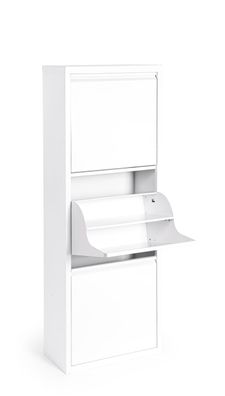 Bizzotto - Schuhschrank Fredys aus Metall, Weiß