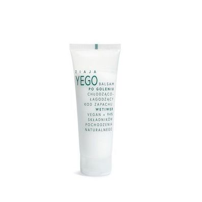 Ziaja Yego Kuehlender und Beruhigender Aftershave-Balsam, Vetiver, 80 ml