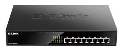 D-LINK Switch 8G PoE+ 125W 8x10/100/1000 PoE