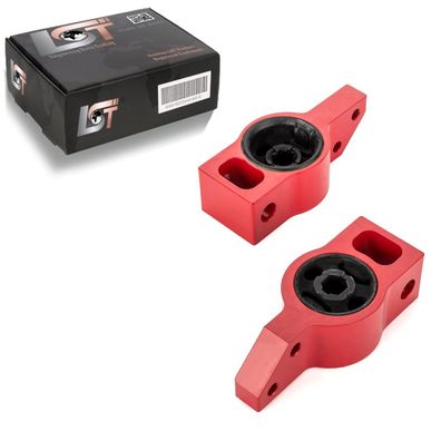 2x Lagerbock Querlenker Lagerung Gummilager vorne LR rot für VW TIGUAN 5N