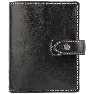 Filofax Malden Pocket Ringbuch Leder A7 Schwarz Organizer Agenda 19 mm Ringung 028627