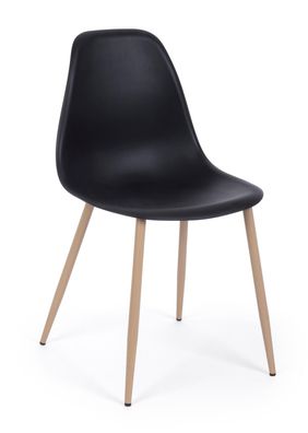 Bizzotto - Stuhl Mandy 4er-Set, Schwarz