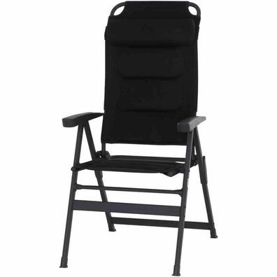 Siena Garden Campingsessel Premium, 6-fach verstellbar, 67,5 x 61 x 121 cm anthrazit