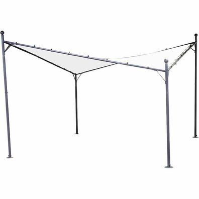 Siena Garden Pavillon Berlino, quadratisch, 400x400 cm weiß 120399