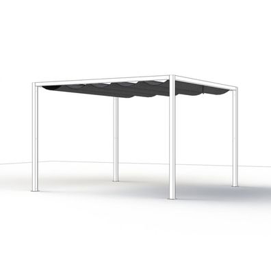 Siena Garden Dachbezug SCHATTENMANUFAKTUR® LIBERA, quadratisch, 300x300 cm anthrazit