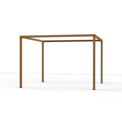 Siena Garden Pergola SCHATTENMANUFAKTUR® LIBERA, 315 x 315 x 218 cm in Holzoptik T44