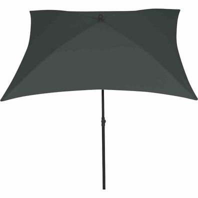 Siena Garden Mittelstockschirm CITY PUSH, 180 x 180 cm , grau L32210