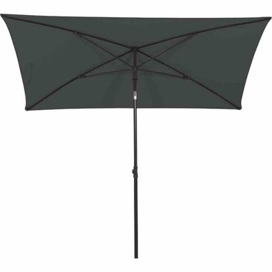 Siena Garden Mittelstockschirm CITY PUSH, 210x140 cm , grau L32204