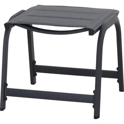 Siena Garden Tesoro Hocker – Aluminium und Ranotex in royal-grey (P11778)