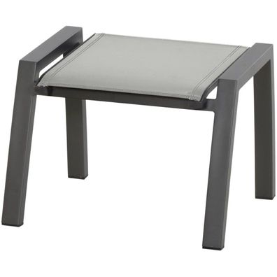 Siena Garden London Hocker – Aluminium und Ranotex in grau (N65761)