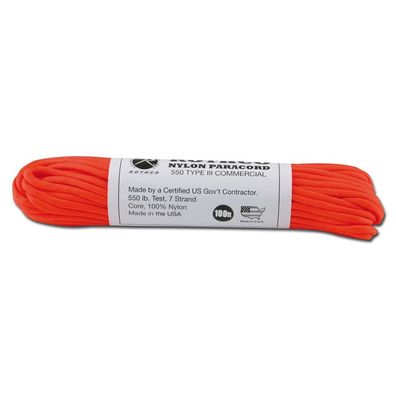 NEU Rothco Paracord Safety Seil 5mm 30m für Camping Outdoor Survival Bushcraft O