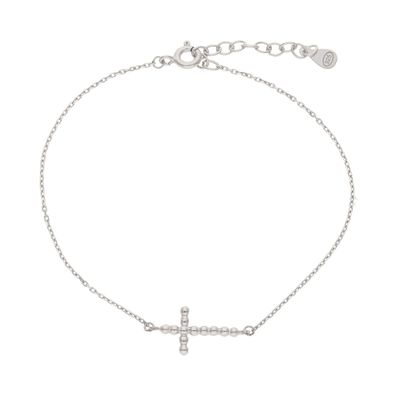 JuwelmaLux 925/000 Silber Armband Kreuz JL51-03-0013