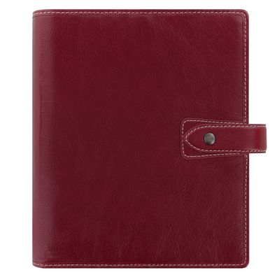 Filofax Malden A5 Organizer Leder Burgundy Rot Agenda VL Ringbuch 30 mm Ringe 021703