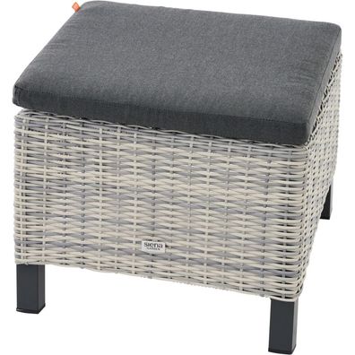 Siena Garden Dining Hocker Corido SE Alu, Geflecht, inkl. Kissen
