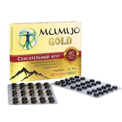 Dr. Retter Mumijo Gold 60 tab. Shilajit Mineralien