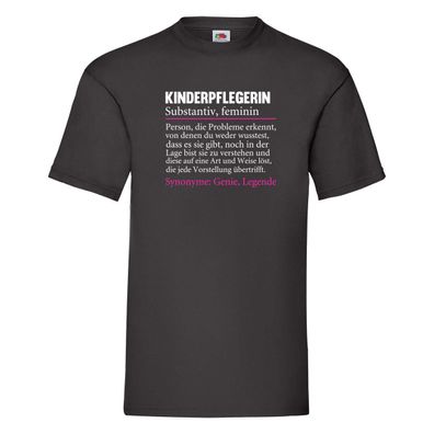 Kinderpflegerin | | Beruf | Kinder | Pflegeberuf v2 T-Shirt Schwarz