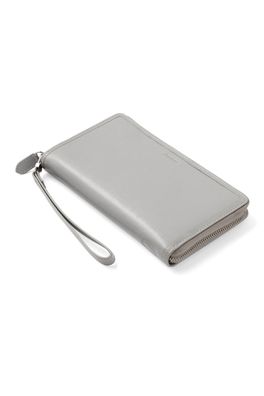 Filofax Malden Personal Organizer Zipper Leder A6 Planer Stone Grau 15mm Ringe 022705