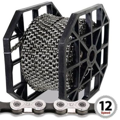 Kettenrolle KMC X12 12-fach, silber/schwarz, Rolle 50 m, KMC, 303517