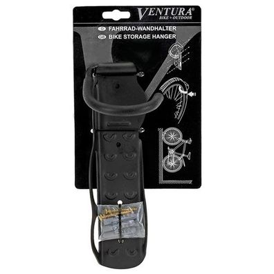 Fahrrad-Wandhalter schwarz, , Messingschlager, 430260