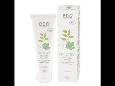 eco cosmetics Waschgel mit grünem Tee und Weinblatt 125ml