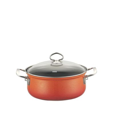 Riess Nouvelle Corall Casserole avec couvercle en verre Ø16cm 1 litre