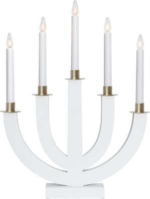 Fensterleuchter "Eli", 5-flammig, weiß